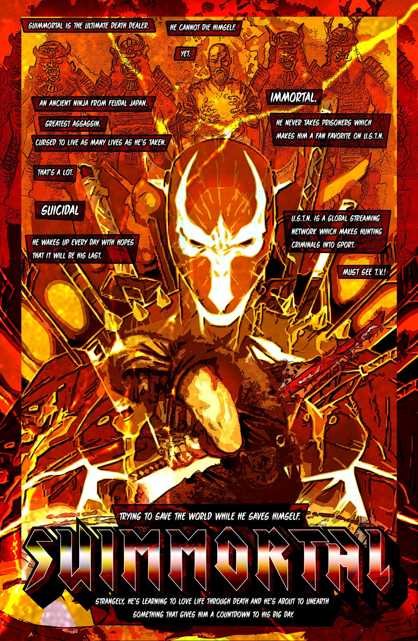 Suimmortal With Text